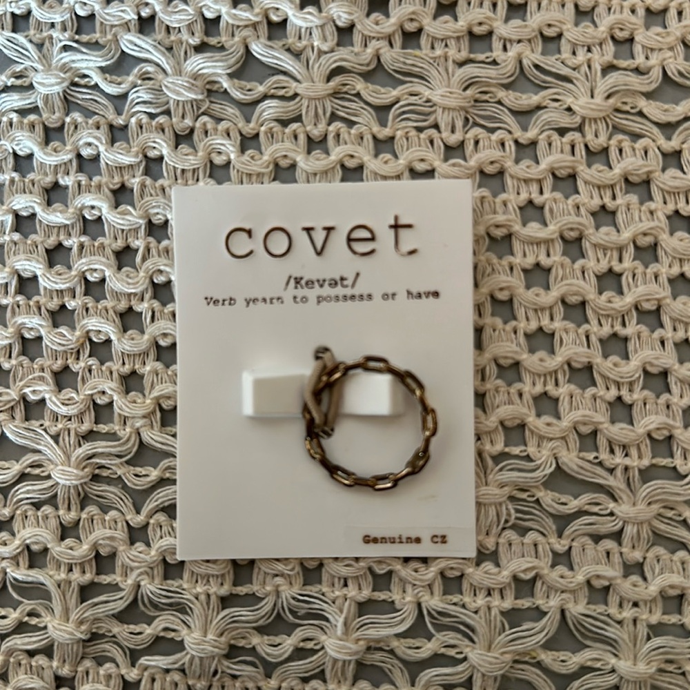 NWT Covet Jewelry Ring Size 7